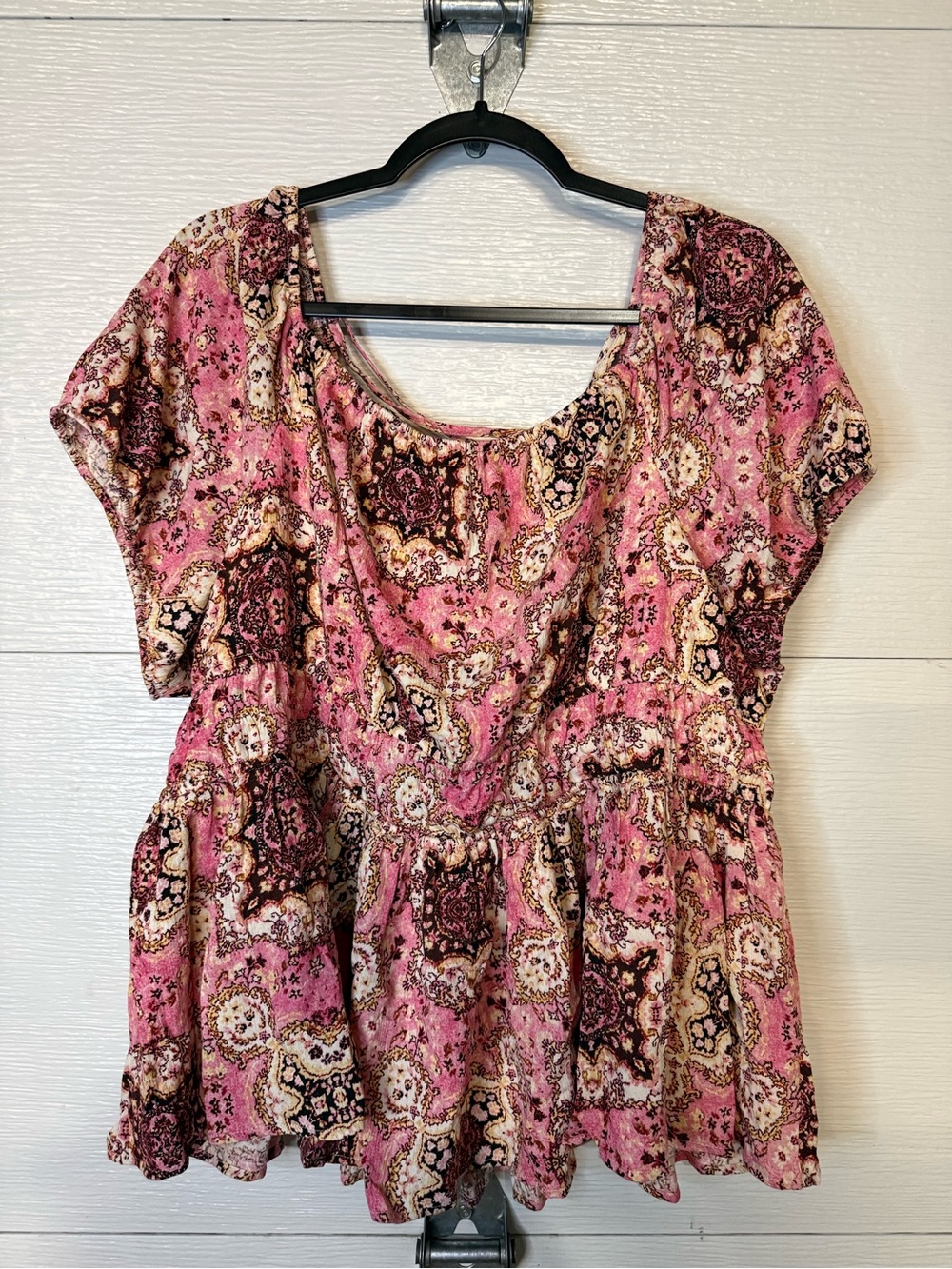 TORRID CRINKLE GAUZE CRISS CROSS BACK TOO 3X 22-24 - Picture 3 of 5
